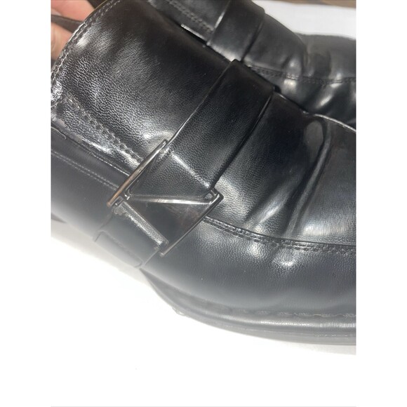 Bruno‎ Marc Men's Giorgio-3 Black Leather Lined Dress Loafers Shoes Size 12 - Picture 14 of 15